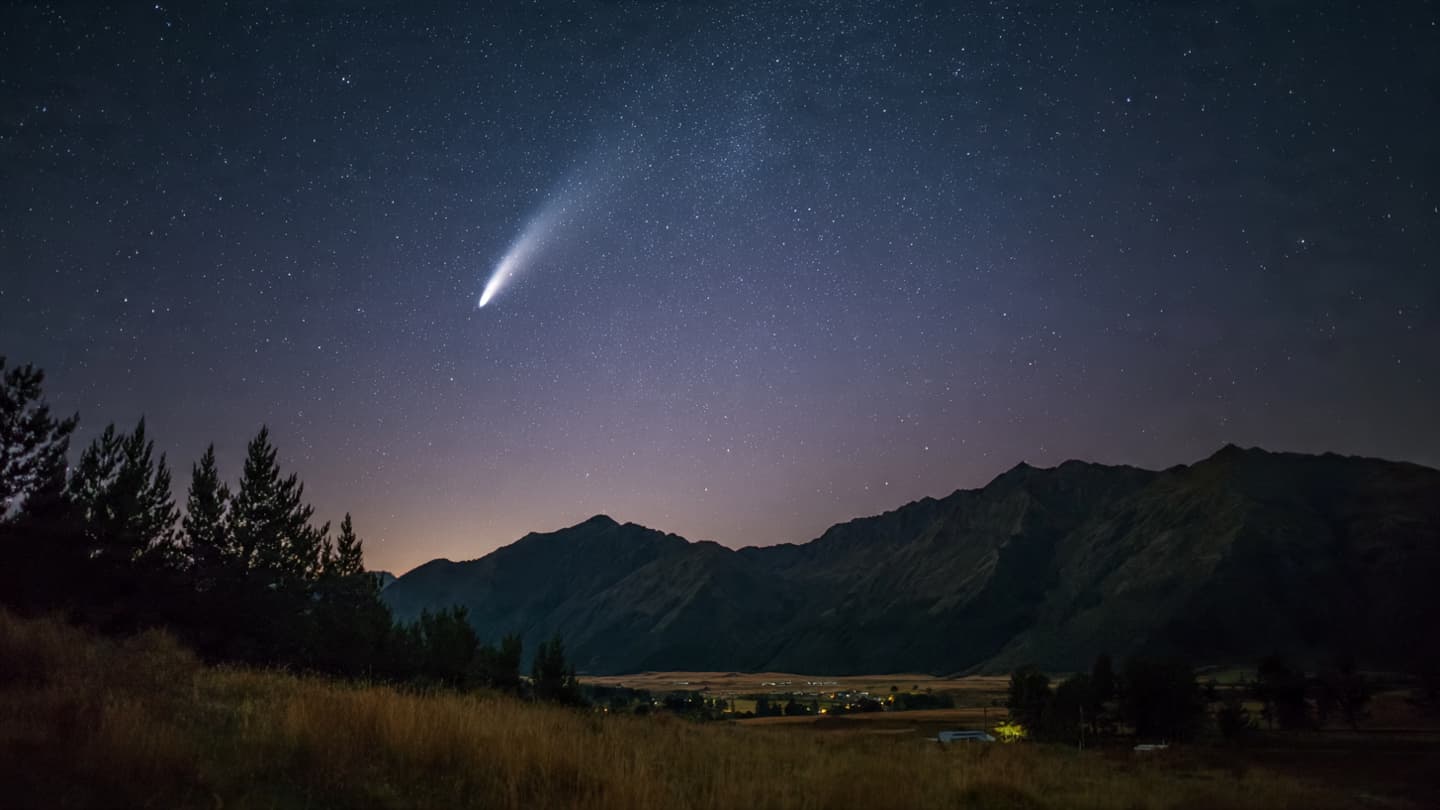When a distant traveler briefly becomes part of our shared sky