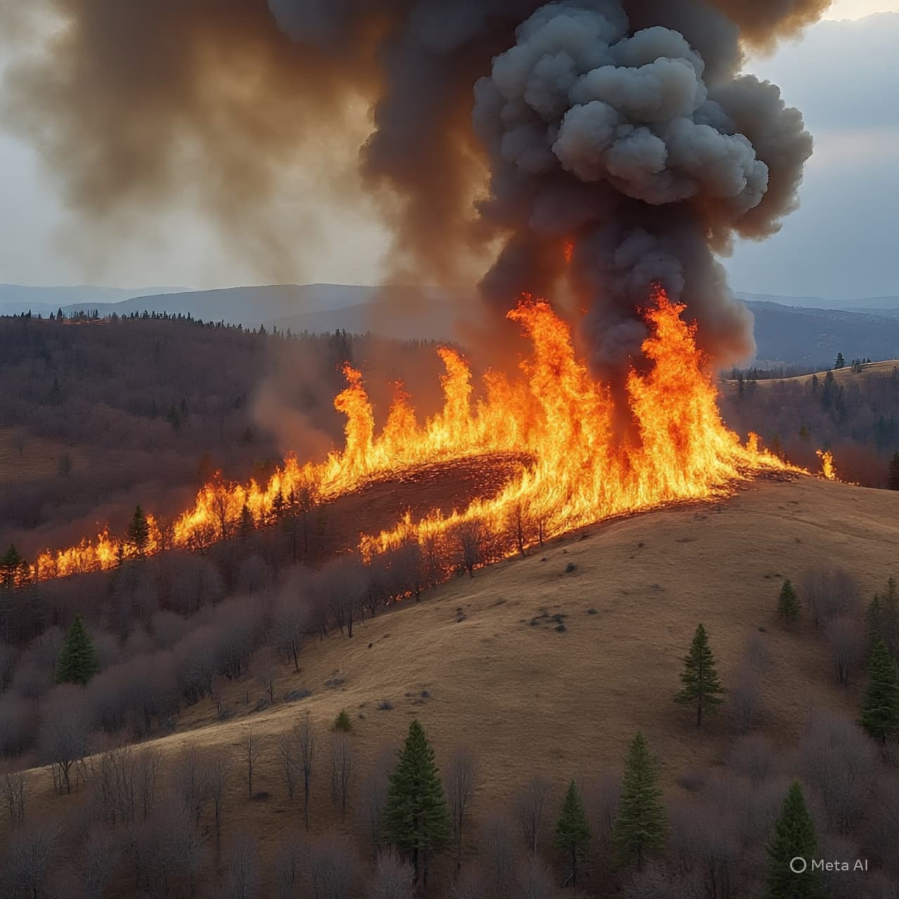 A Landscape in Transition: How Fire Redefines Nature’s Balance
