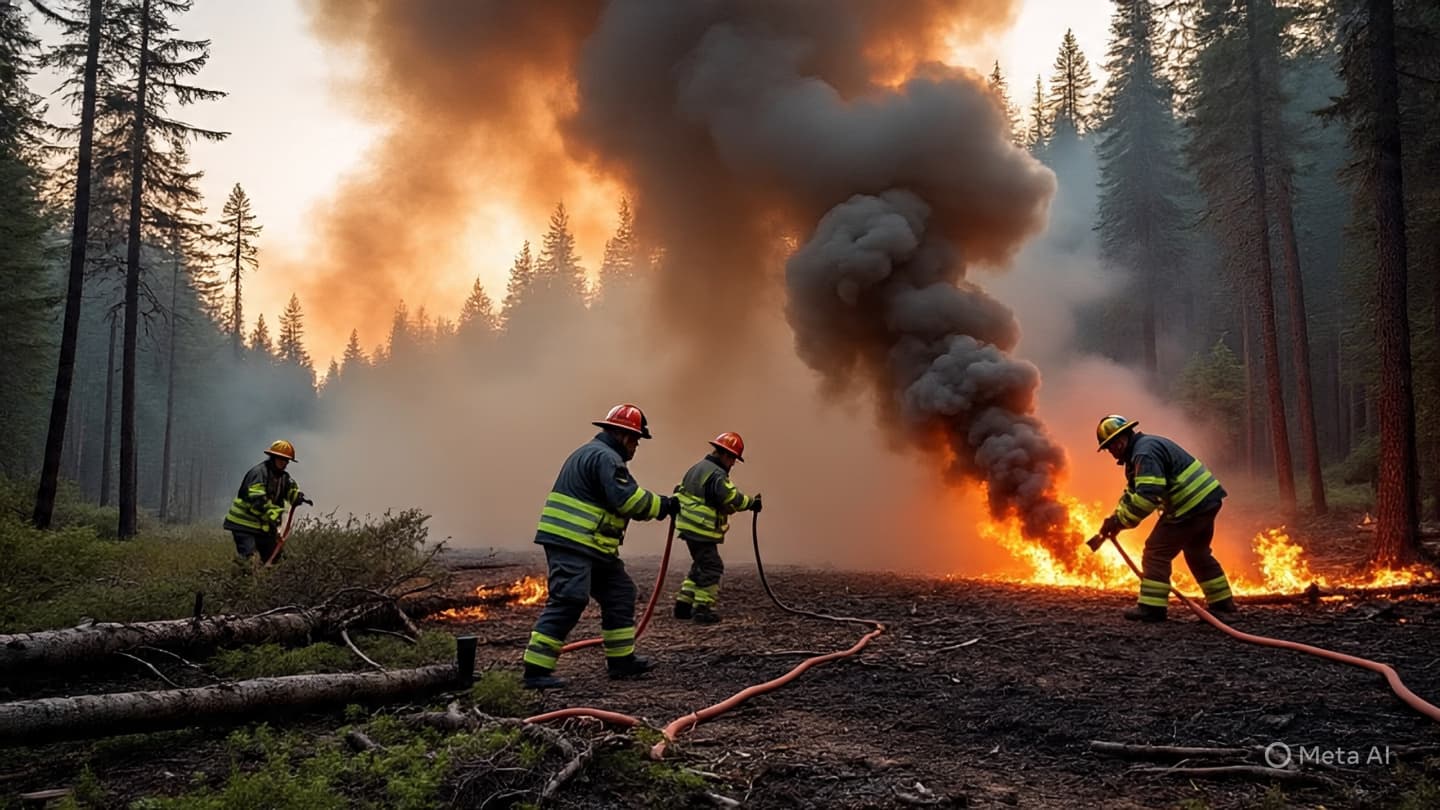 When the land burns slowly, how do communities endure the long fight?