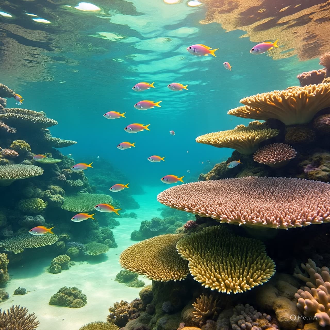 The Fragile Garden of the Deep: Observing the Warming Currents of the Great Barrier Reef