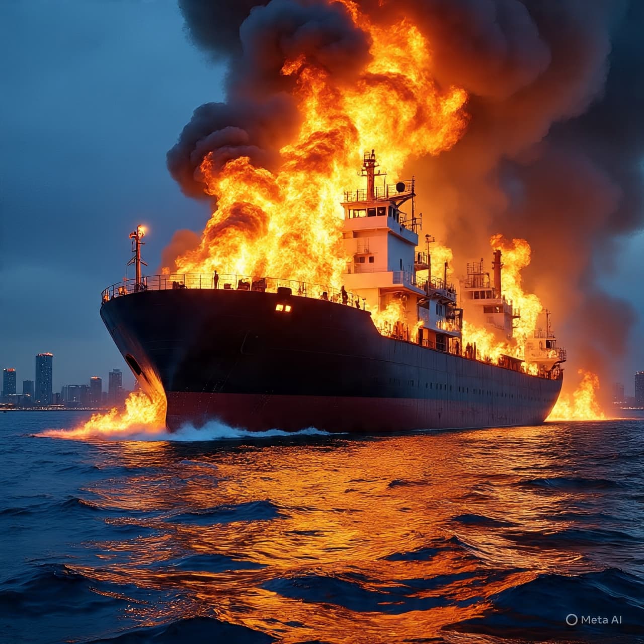When Fire Meets the Sea: What Does a Burning Tanker Reveal About a Region on Edge?