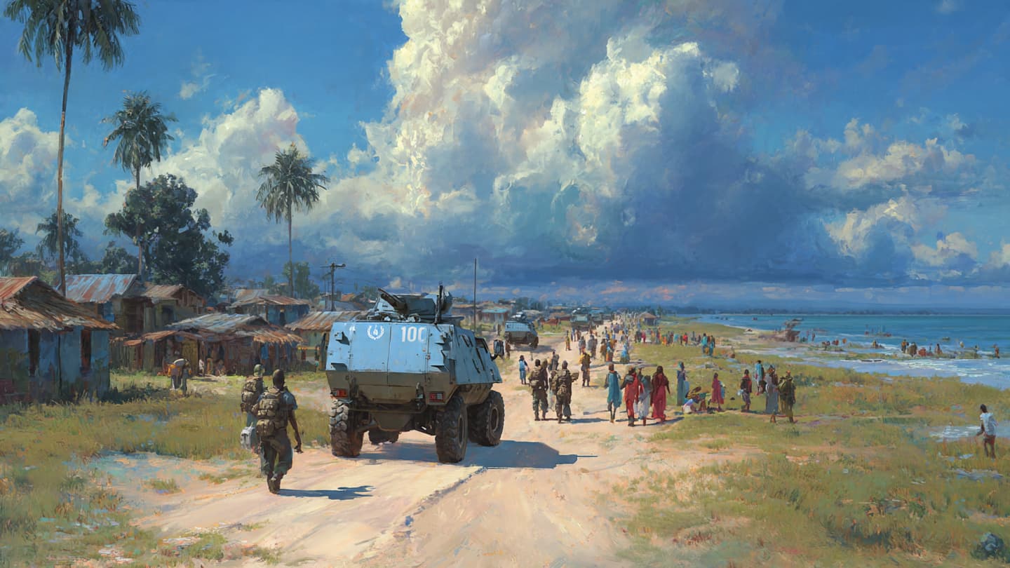 When Quiet Shores Receive Armed Guardians