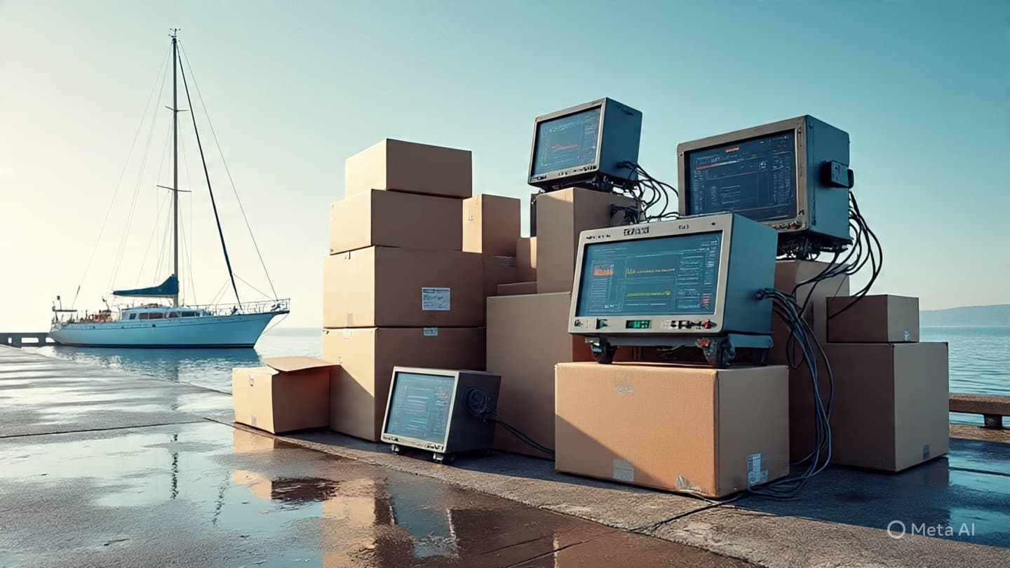 Between the Dark Water and the Customs Light, A Narrative of the High Seas