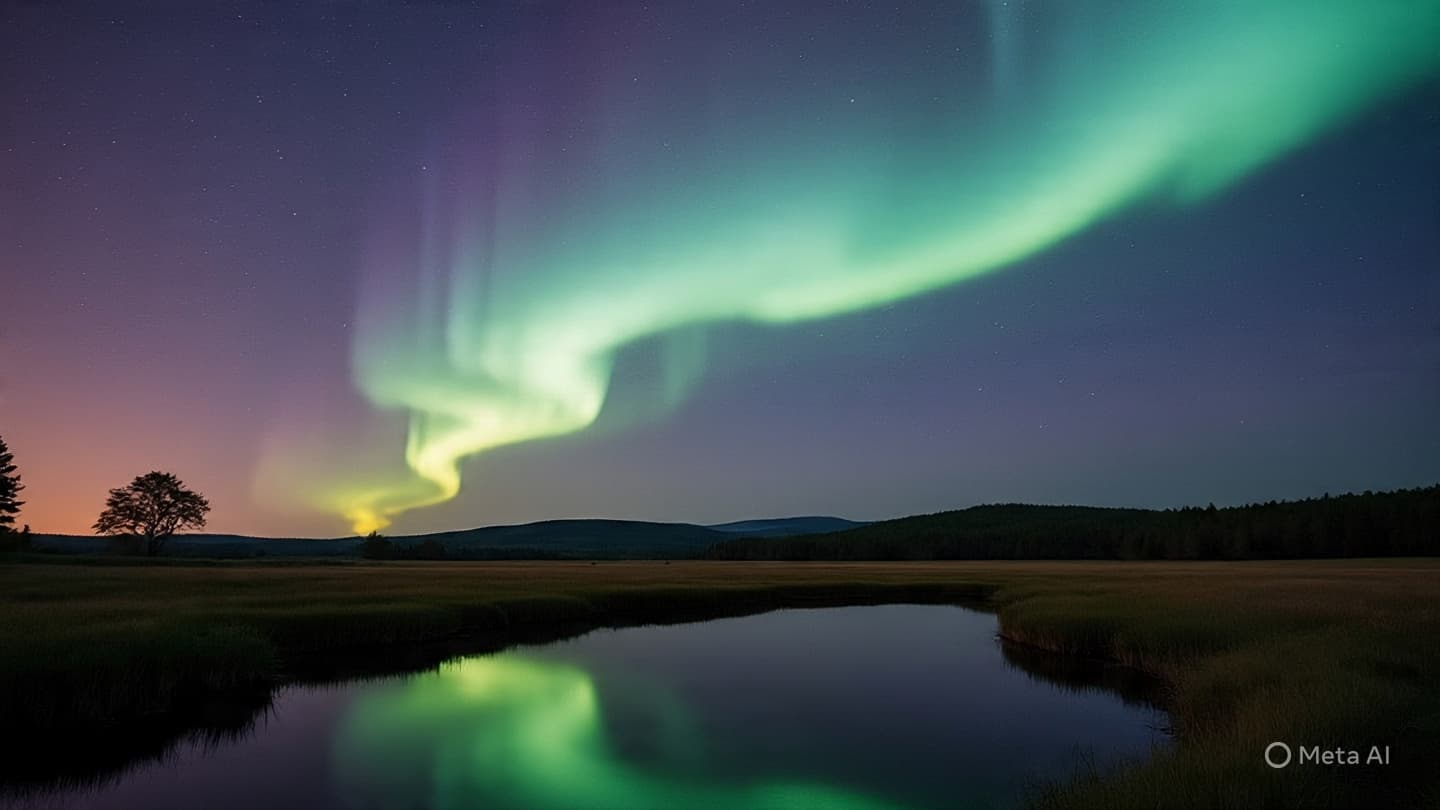 When the sky dances closer, will you look up tonight?