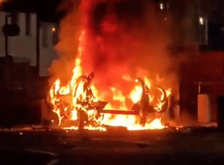 Car Bomb Explodes Outside Northern Ireland Police Station