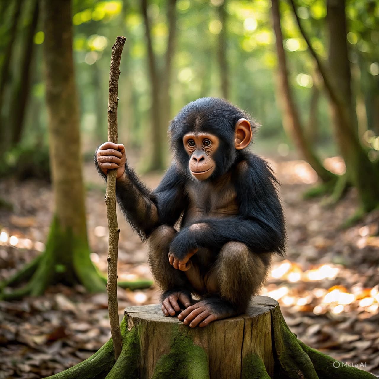 When a Stick Becomes a Story: What Apes and Humans Reveal About Performance