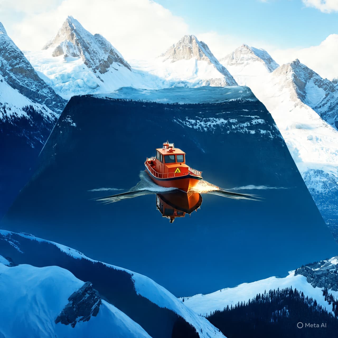 When Mountains Breathe in Sunlight: A Quiet Moment Among the Northern Alpine Snowy Peaks