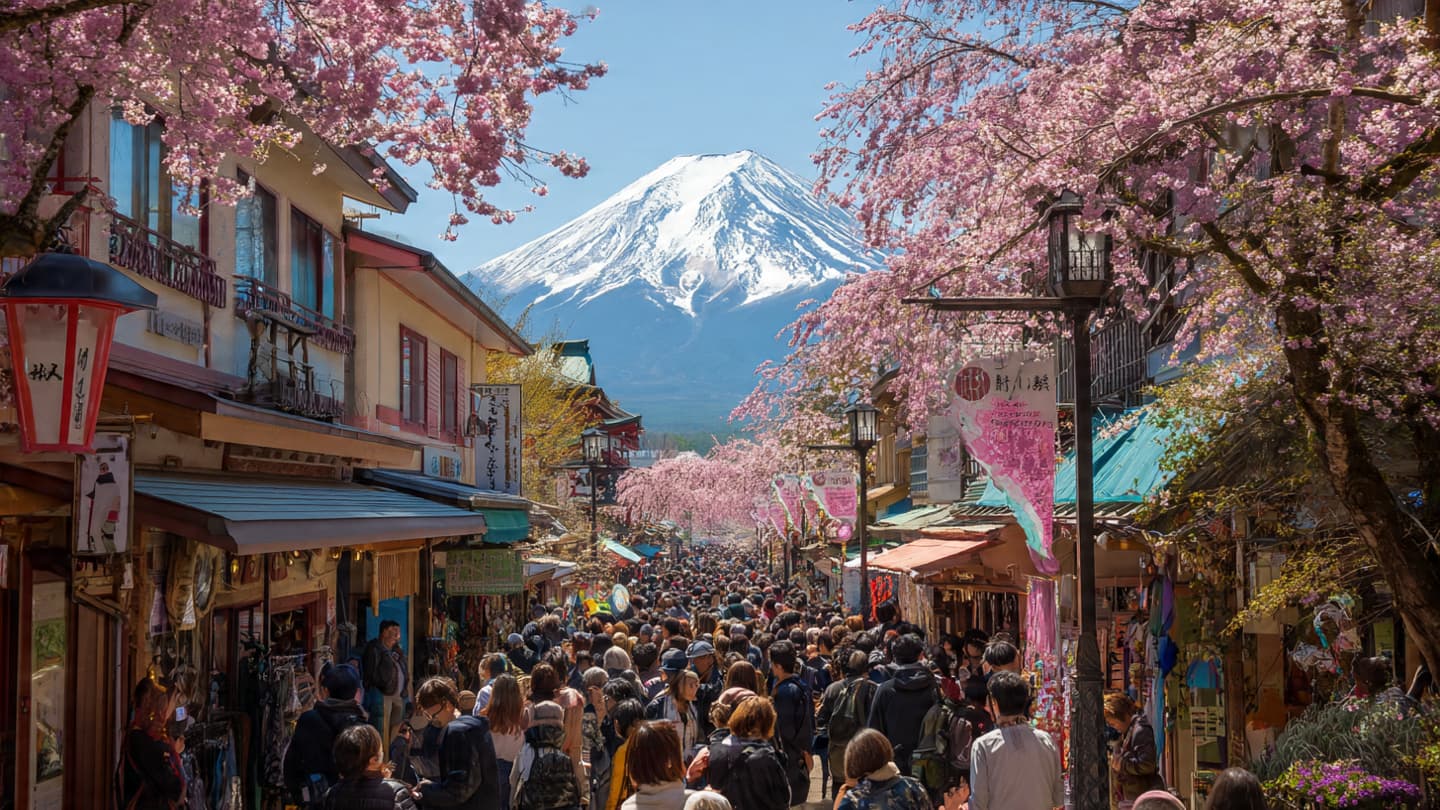 Between Pagodas and Parking Lots: Mount Fuji’s Beauty Becomes a Burden