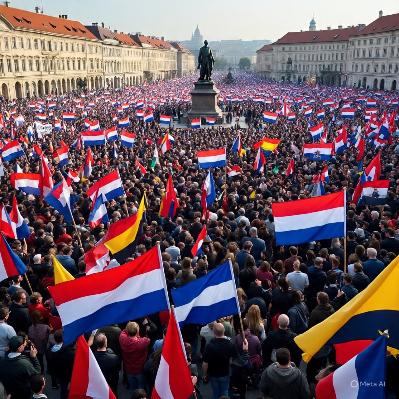 "When the People Speak: Zeman’s Supporters Rise Amid Government Conflict"