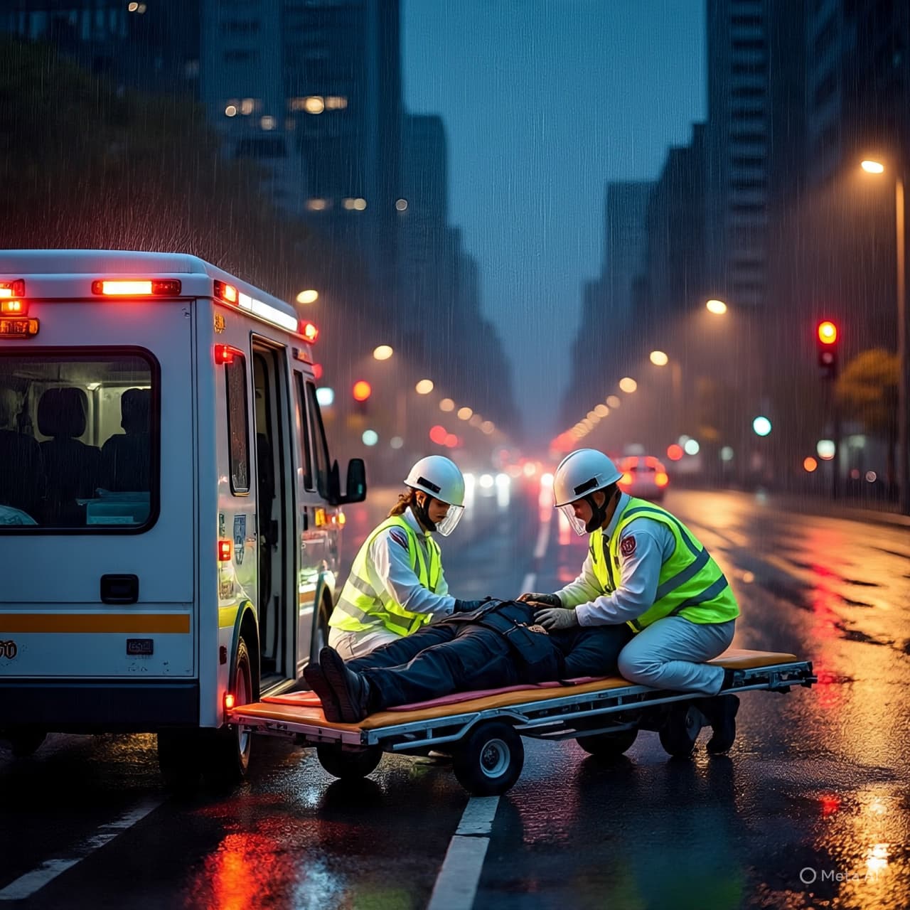Between Headlights and Cold Air: A Sudden Collision on the Streets of Saskatoon