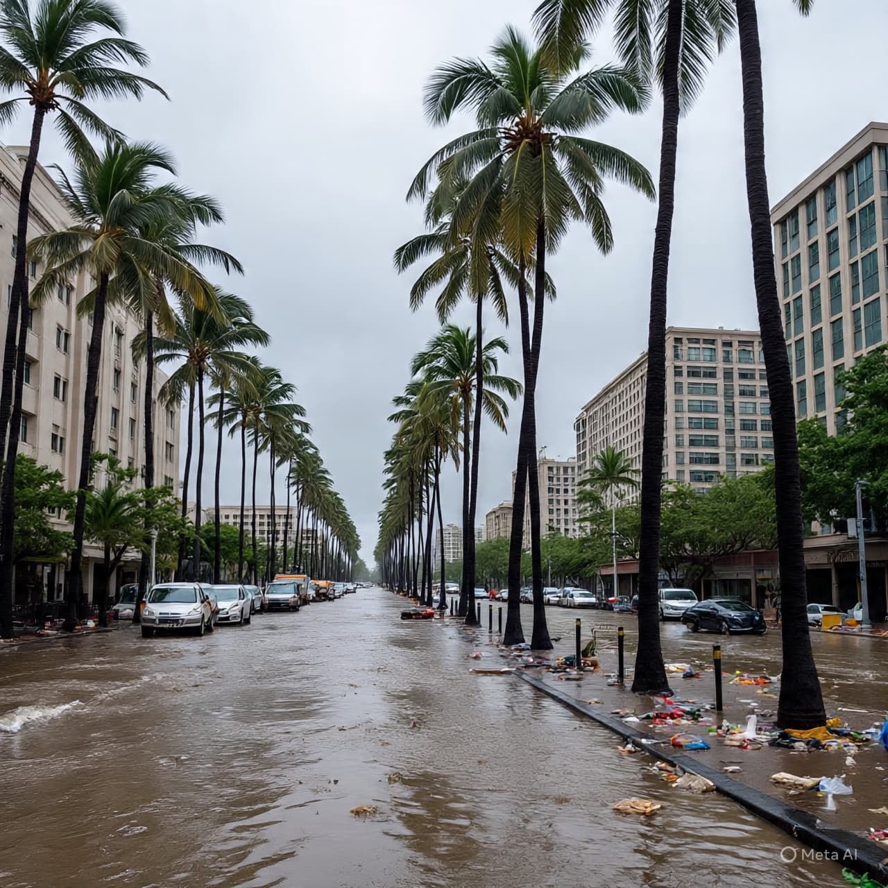 When the Rain Refuses to Pass: Hawaii Waits Indoors as Storm Floods Roads and Darkens the Grid