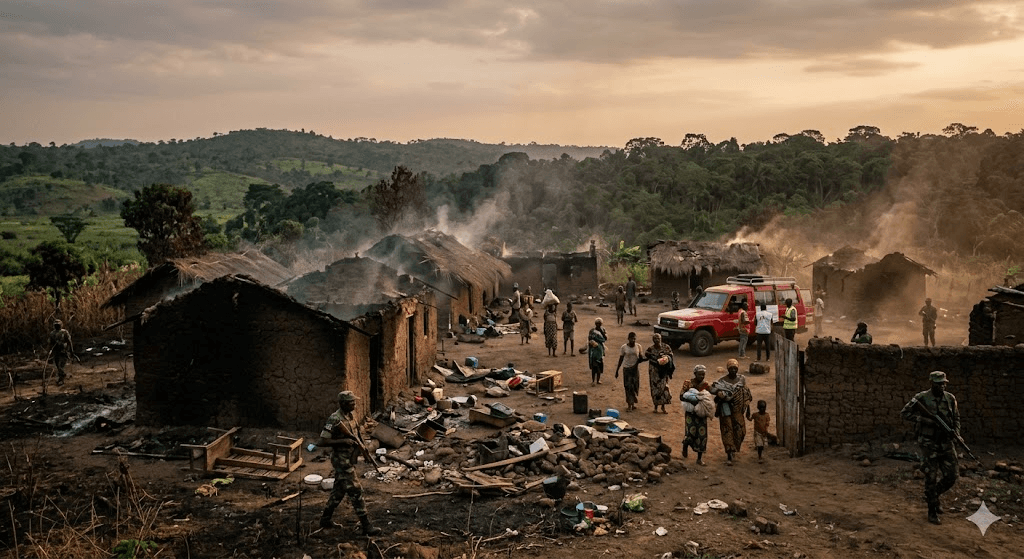 Night of Horror: At Least 69 Slain as Rebels Storm Villages in DR Congo
