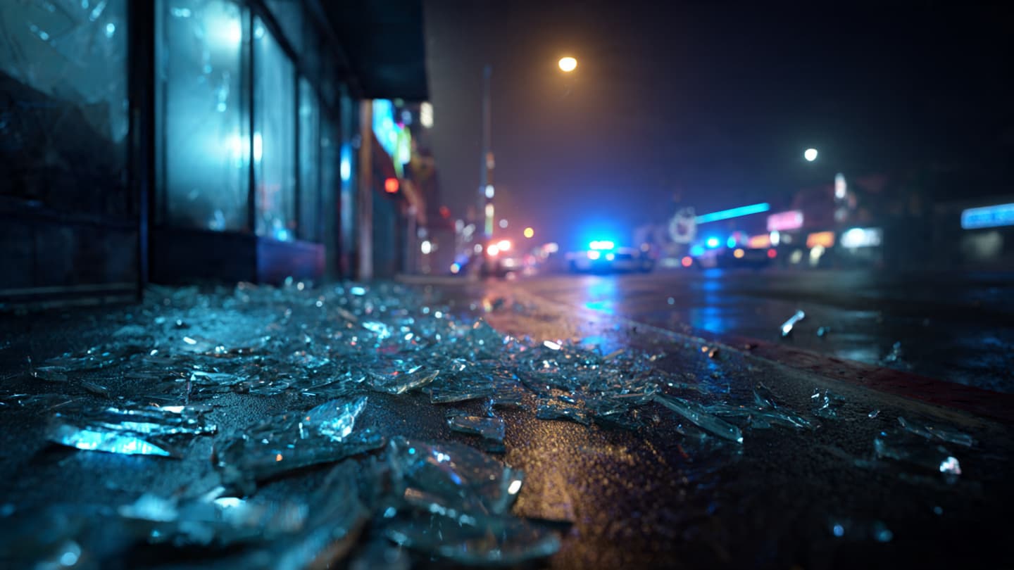 When the Glass Breaks: A Lyrical Observation of the Shadows Left by the Heist