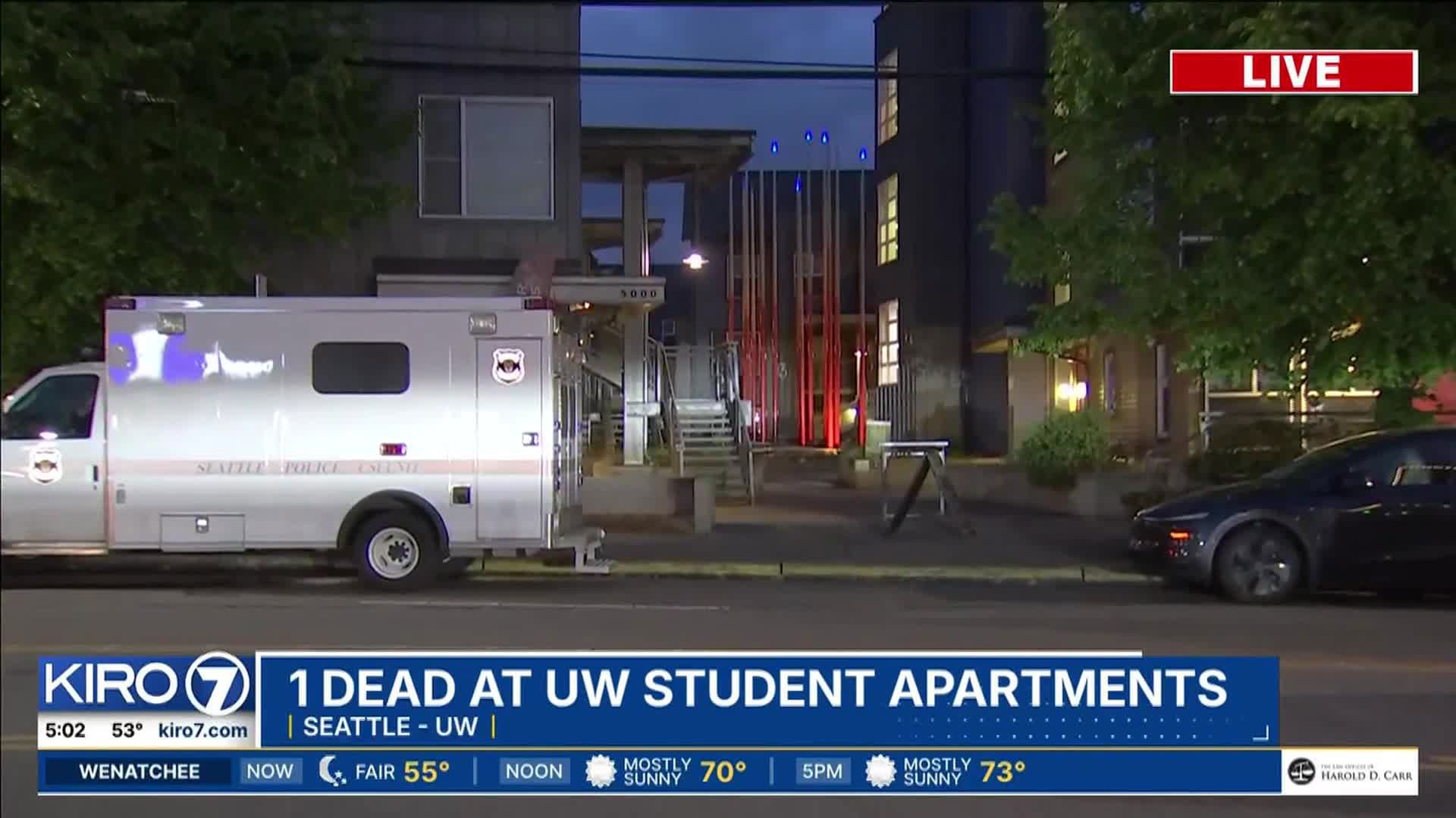 Transgender Student Stabbed to Death at UW Apartment, Suspect on the Ru