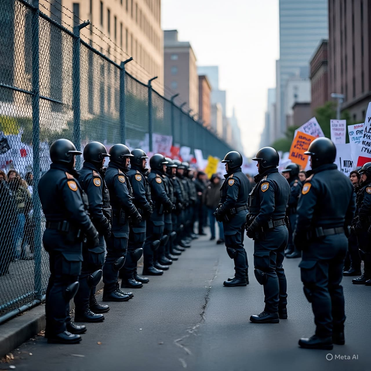 Lines on the Sidewalk: Protest, Power, and Presence