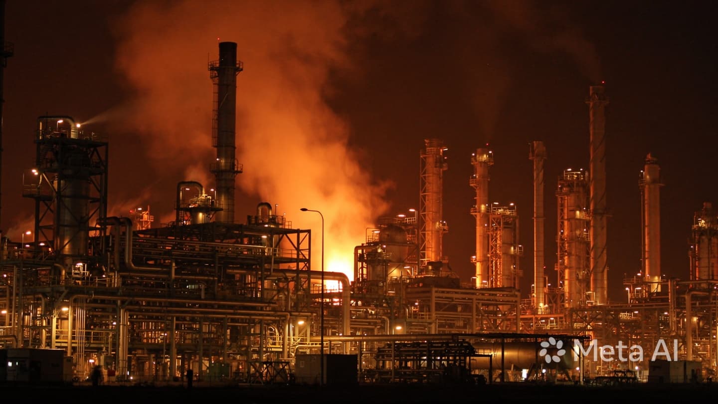 The Silent Ash of the Kirishi Refinery, Reflecting on a Night of Uncertain Flames
