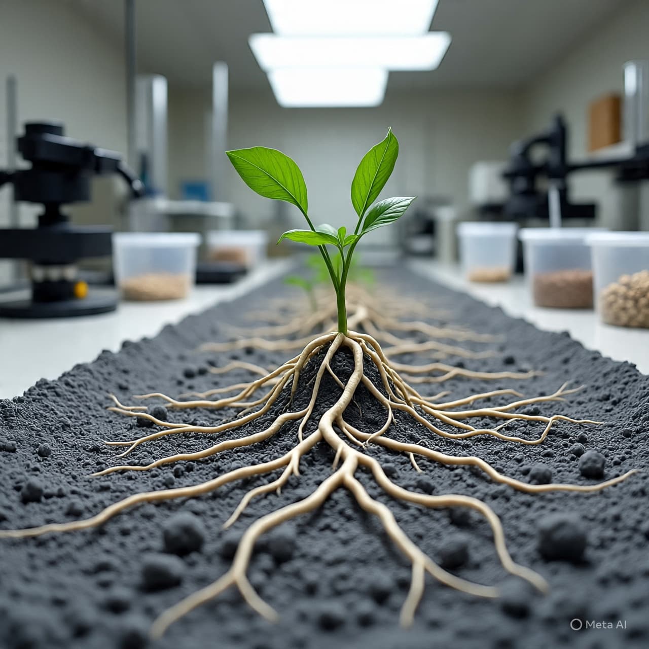 Under a Distant Sky Imagined on Earth: When Chickpeas Take Root in the Dust of the Moon