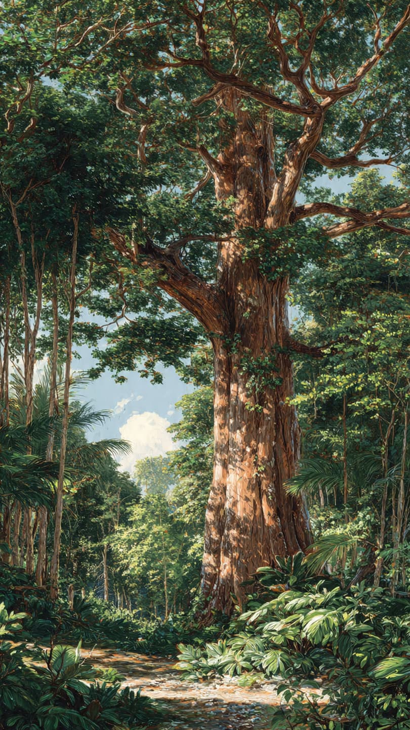A Stillness in the Grove: When the Rain Meets the Bark