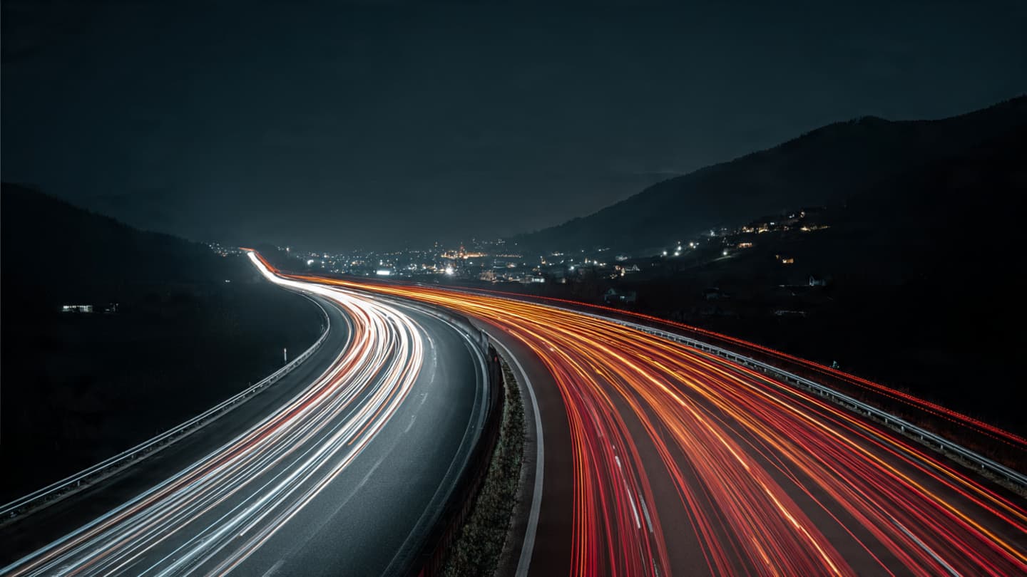 When Headlights Become Stars: The Silent Intersection of Two Paths on a Concrete Sprawl