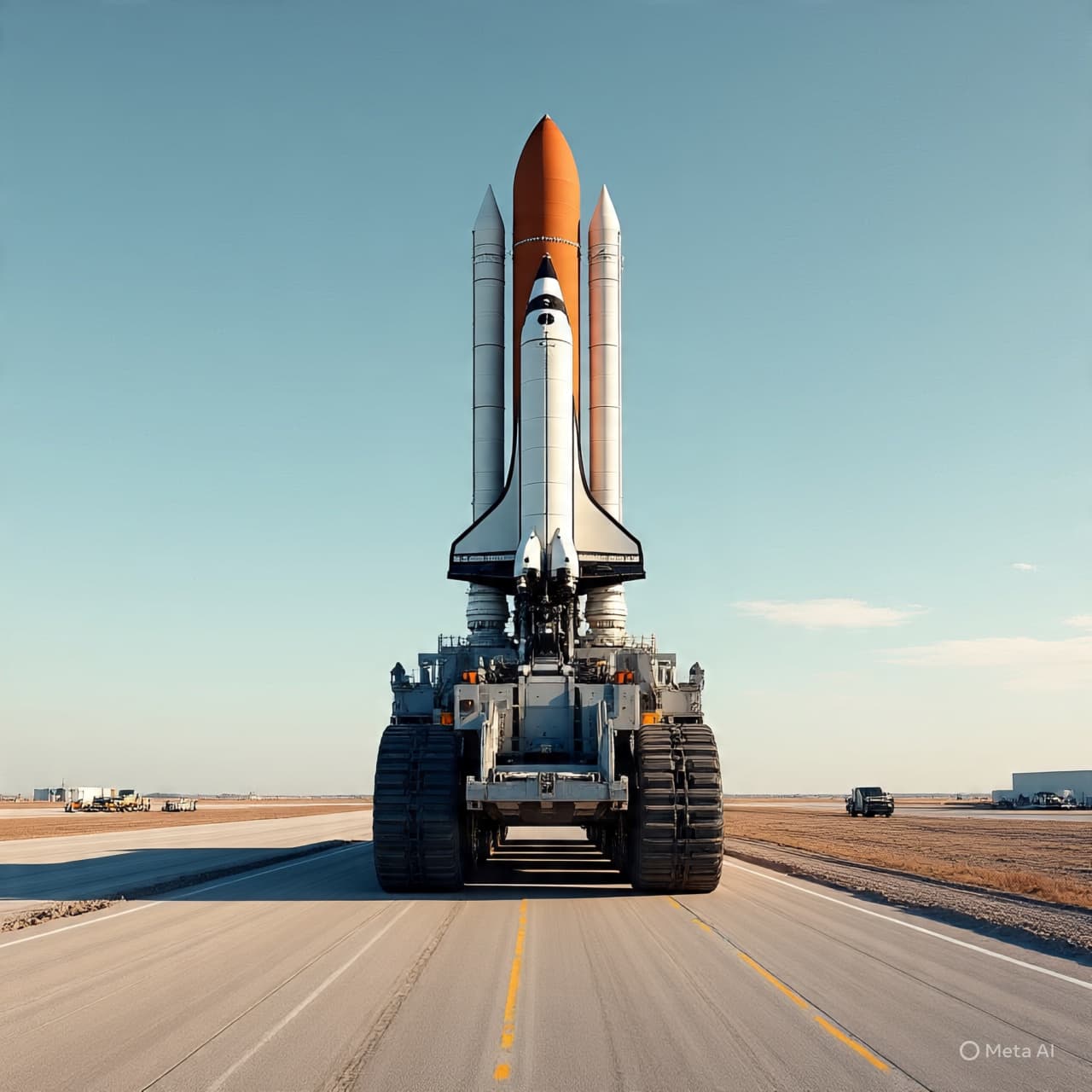 Under Florida Dawn, A Mammoth Rocket Prepares Anew: The Quiet Work of Spaceflight