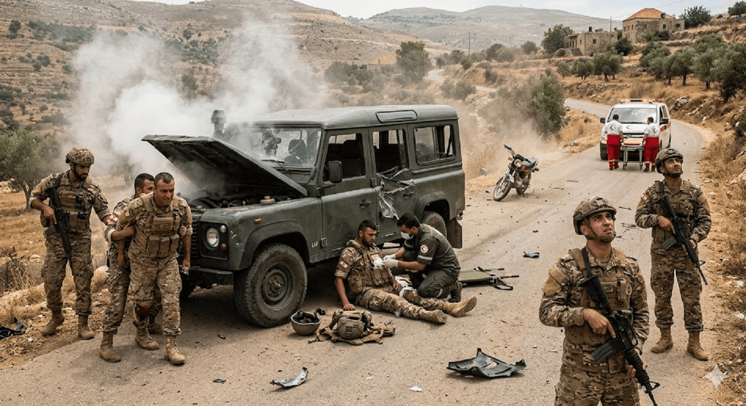 Israeli Drone Strike Wounds Five Lebanese Soldiers Amid Rising Border Tensions