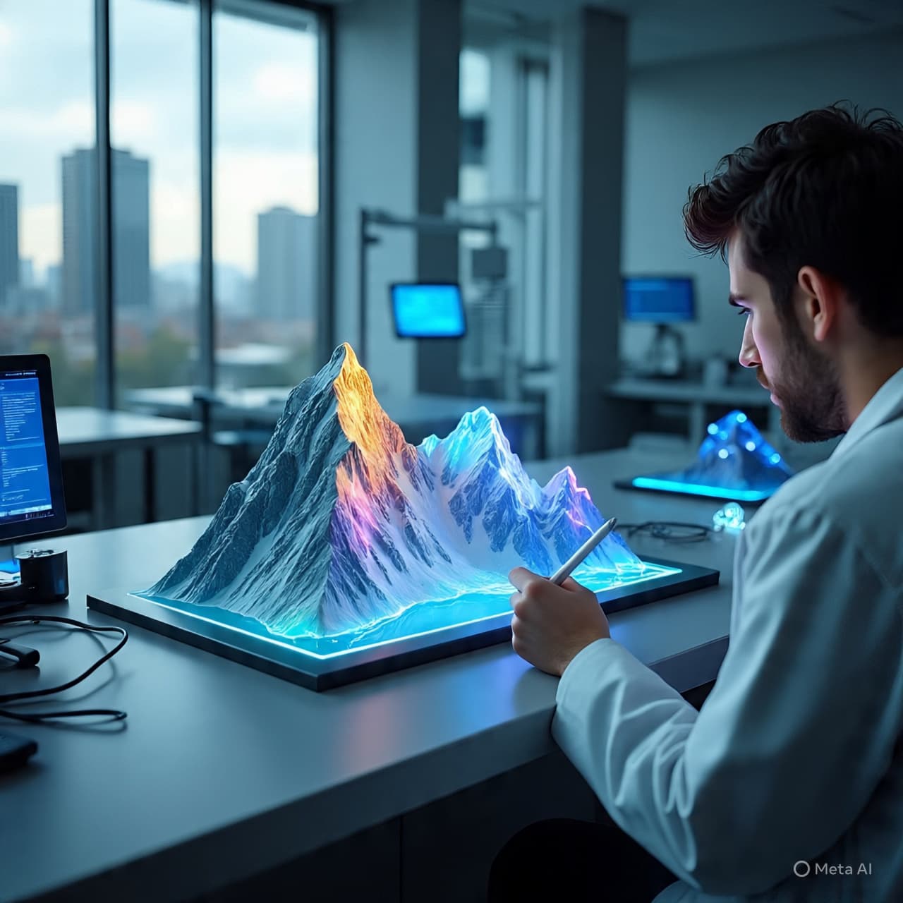 Between the Rugged Peak and the Deep, Finding the Geometry of a Changing Coast