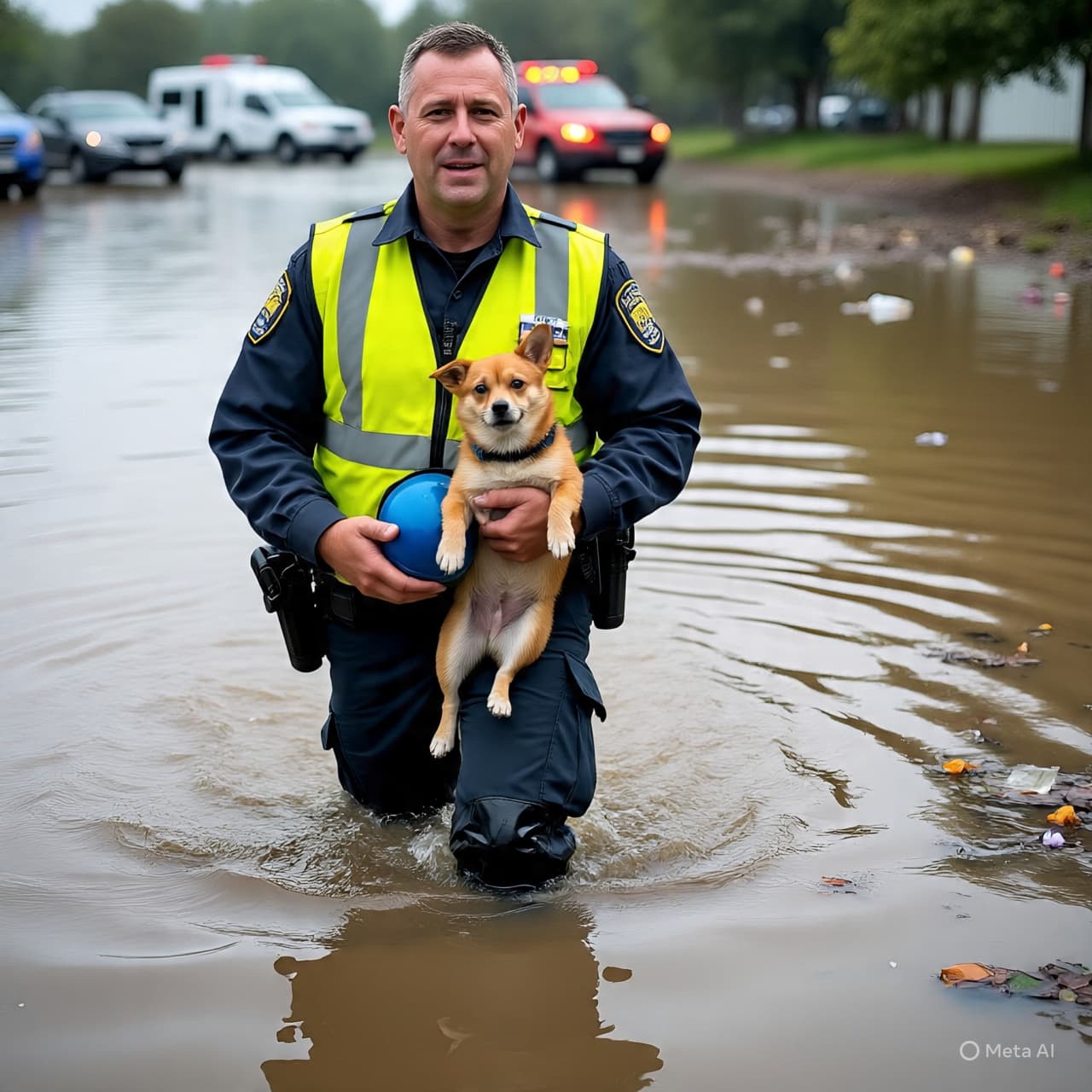 When Duty Meets Compassion: A Flood Rescue That Captured Australia’s Attention
