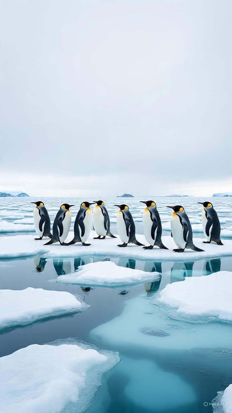 Beneath the Cold Continuum: Emperor Penguins and the Slow Unraveling of Sea Ice