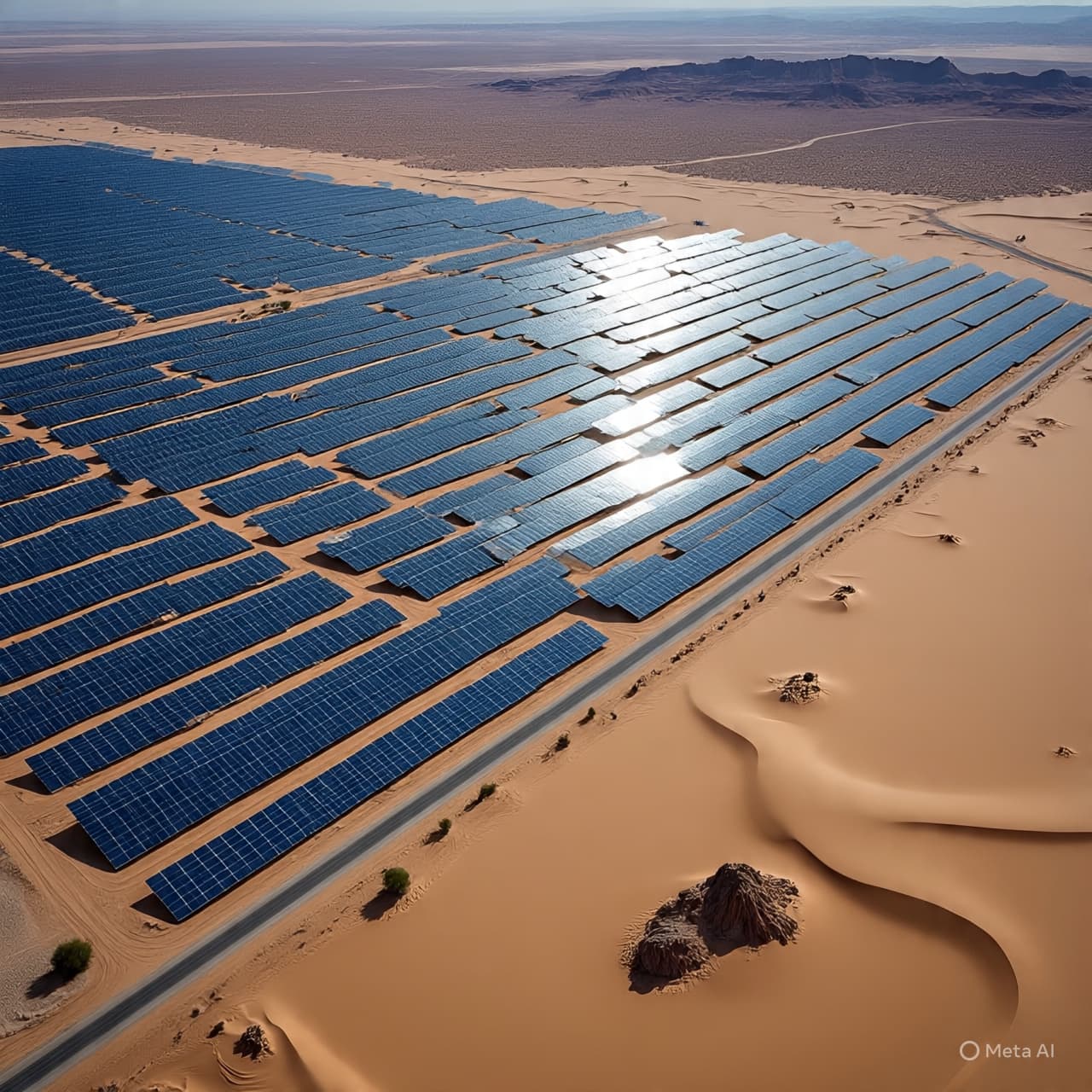 Seen From the Silence of Space, Why Does One Solar Power Plant Resemble a New Kind of Earthly Landmark?