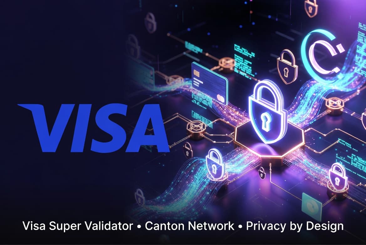Visa Joins the Canton Network as a “Super Validator” to Enhance Privacy on Blockchain