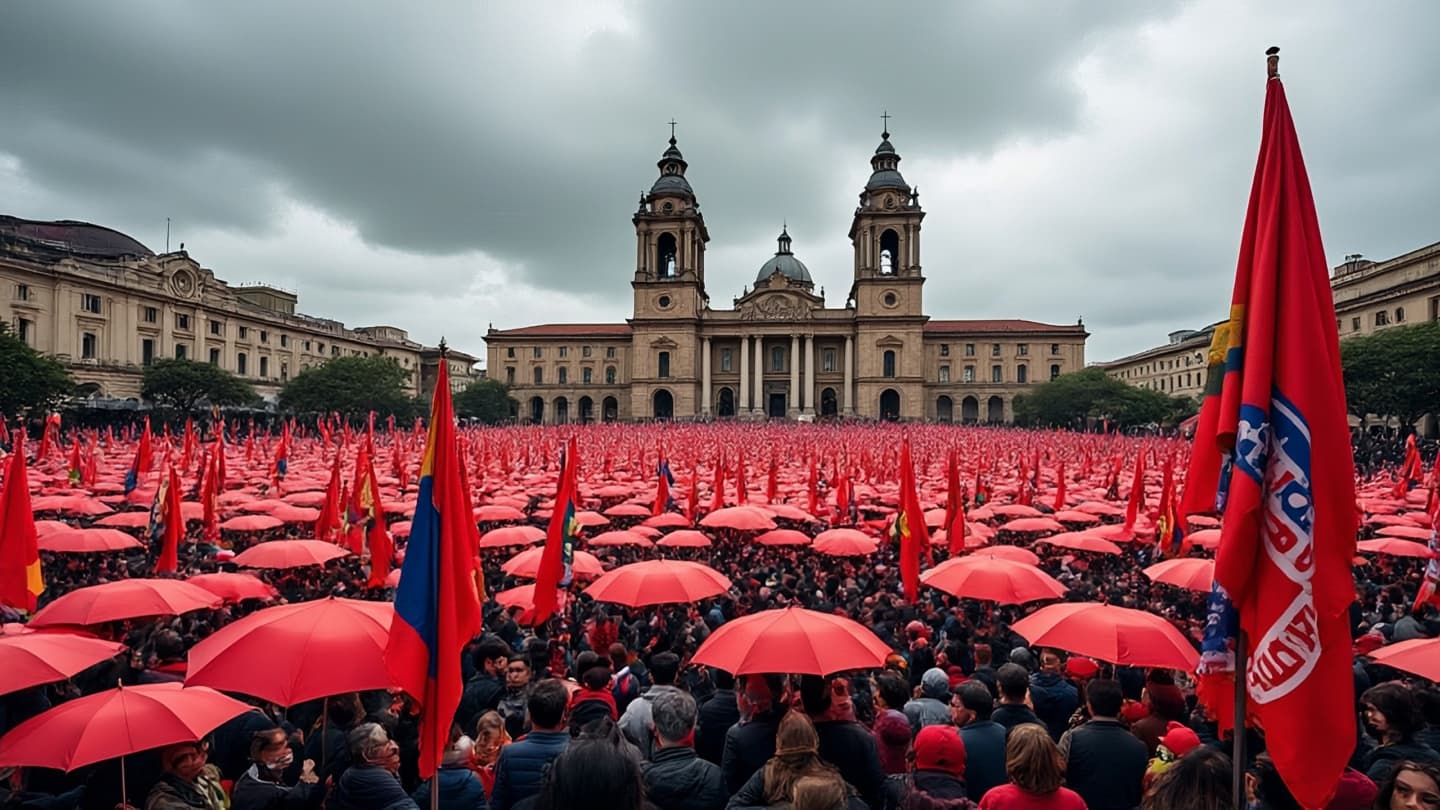 When the Great Stone Heart of Bogota Beats with the Will of a Laboring People