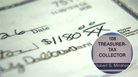 Check Washing: Dozens of Property Tax Checks Stolen in Napa County, Tax Collector Reports