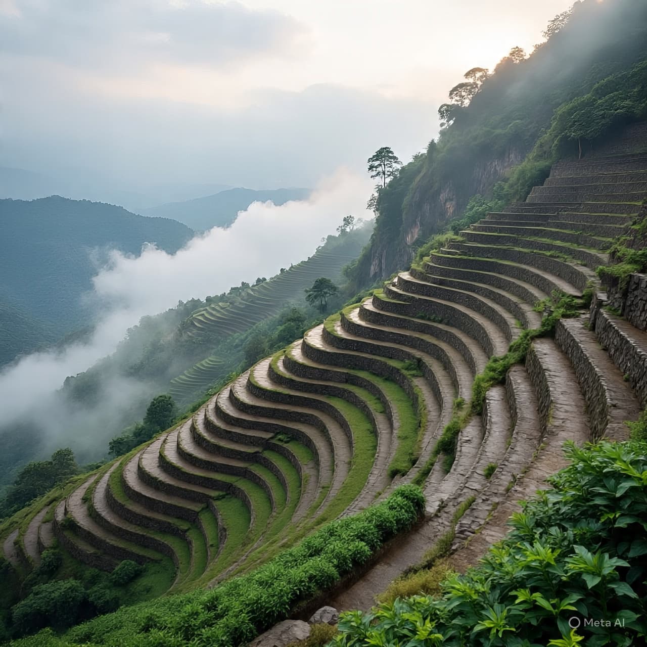 Where the Mist Meets the Bean: Reflections on the Terraced Height
