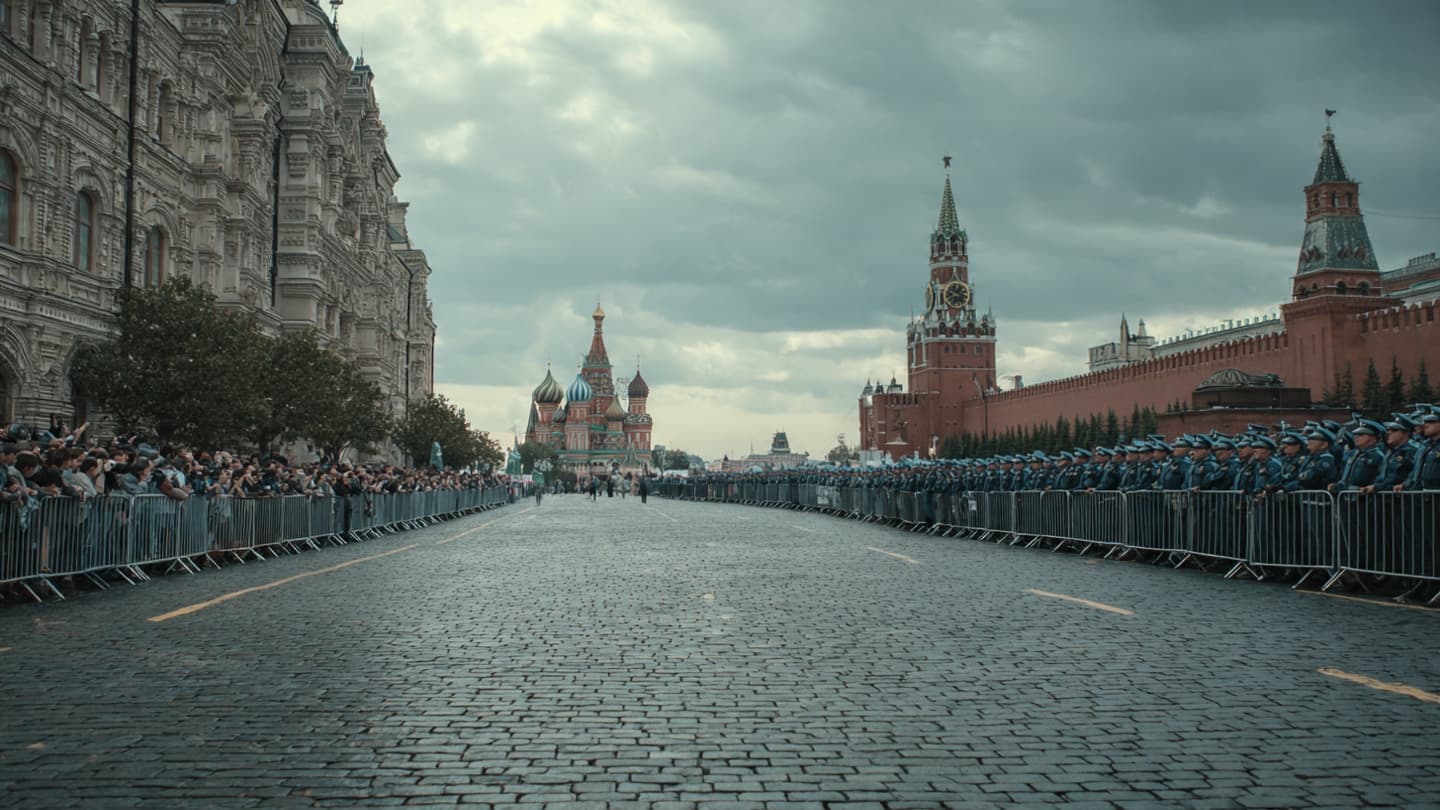 Red Square Beneath the Weight of Watchful Eyes