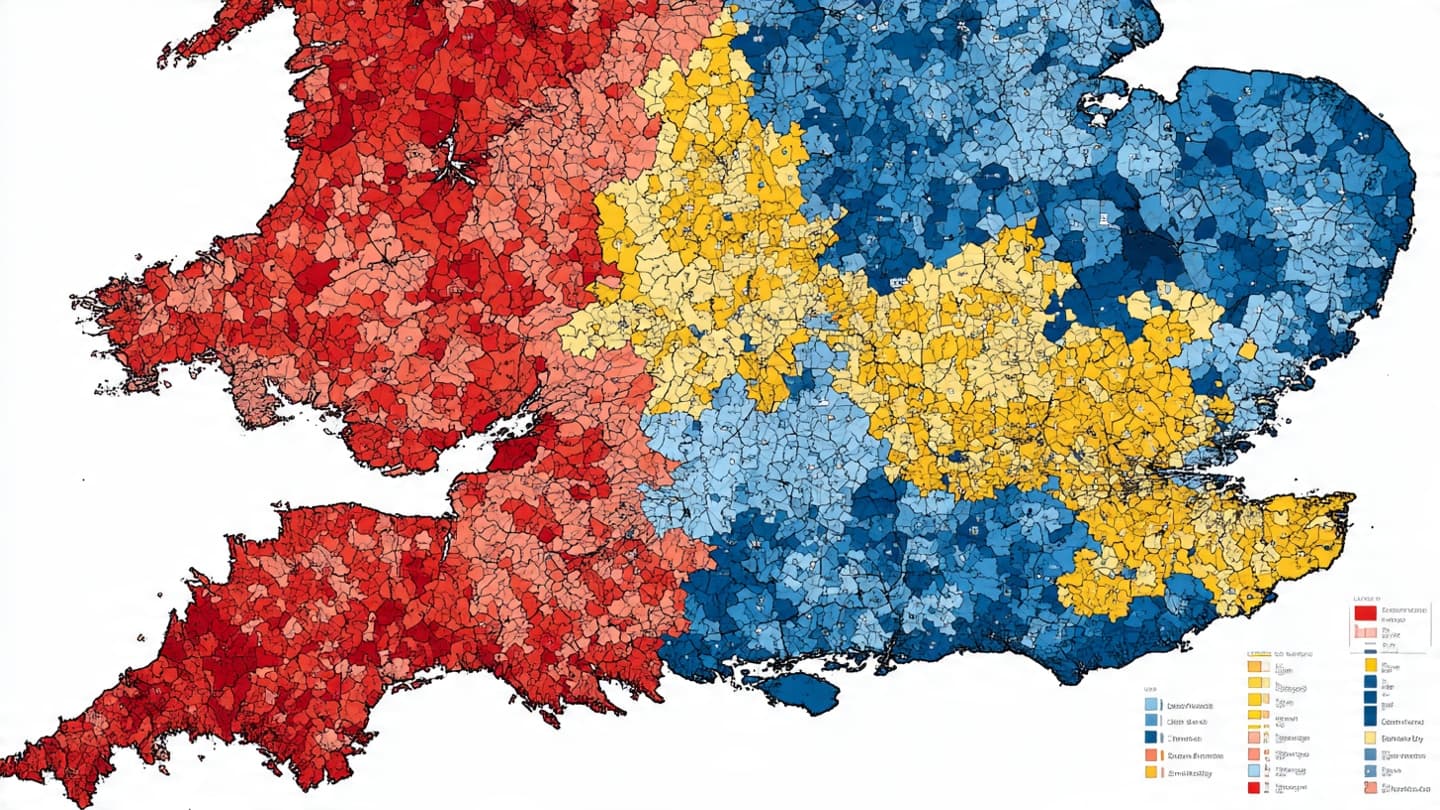 When the Map Changes Color, What Is England Trying to Say?