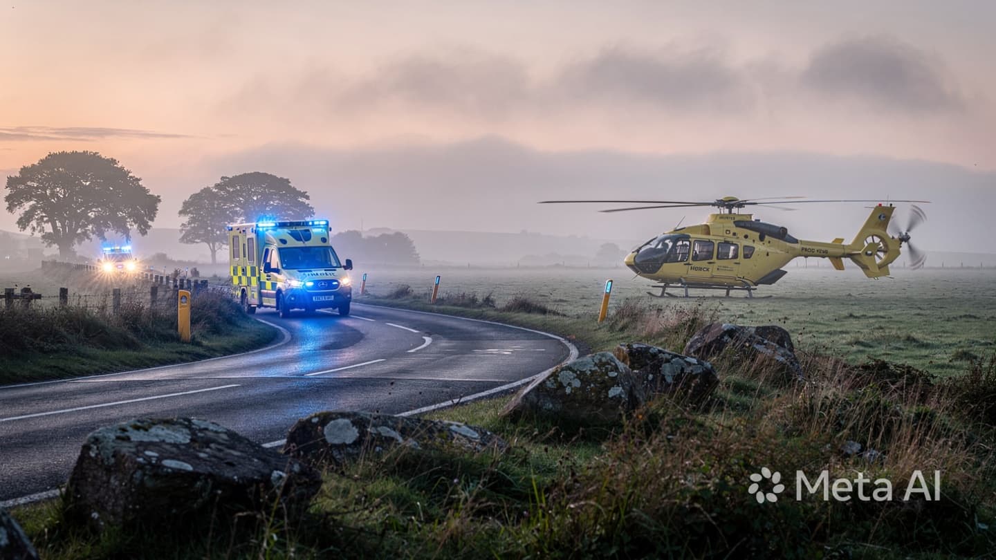 Severe Road Collision: Emergency Services Respond To Major Three Car Incident On County Meath Roadway