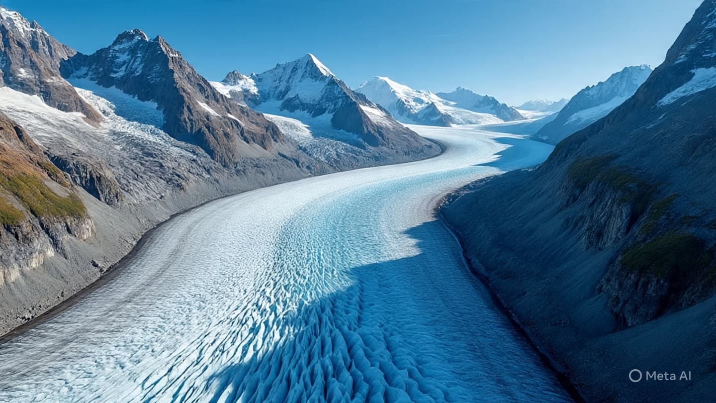 The Tears of the Aletsch: Reflections on the Receding White Giant