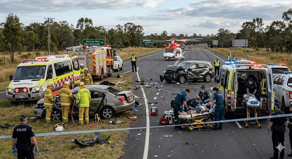 Eight Fighting for Life After Teen Joyride Ends in Catastrophe Near Hervey Bay