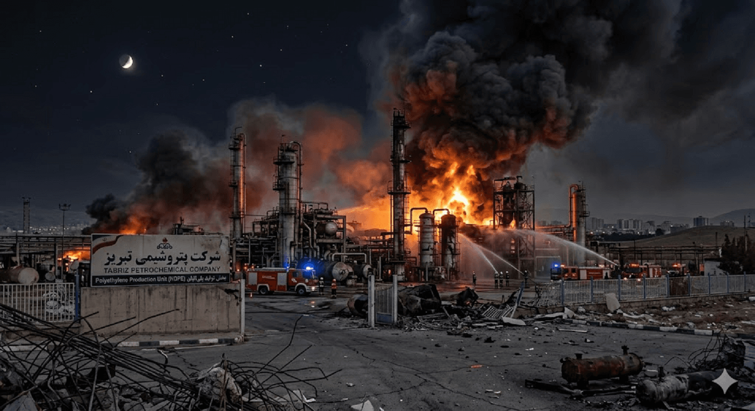 Supply Line Severed: Massive Explosions Rock Tabriz Petrochemical Hub After Airstrike
