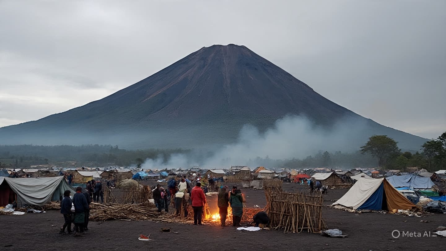 When the Tallied Needs of Goma Echo Against the Walls of the Great Volcano