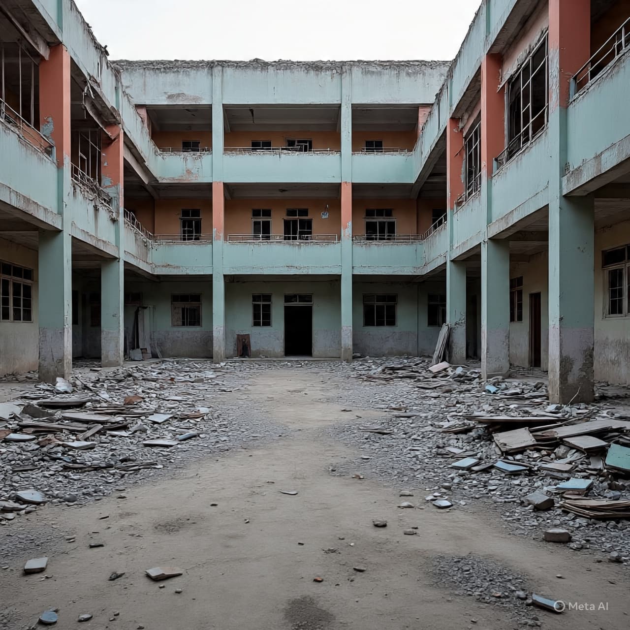 À Travers le Sol de la Cour : L'Écho Persistant du Passage d'un Tomahawk