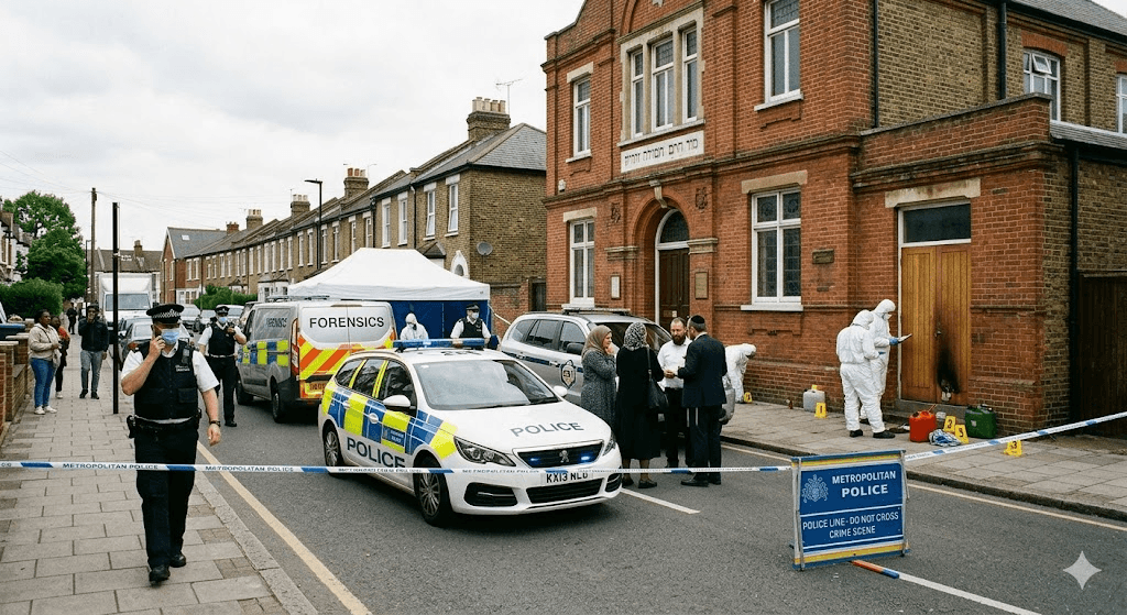 Night of Terror Averted: Two Arrested After Attempted Arson Attack on London Synagogue