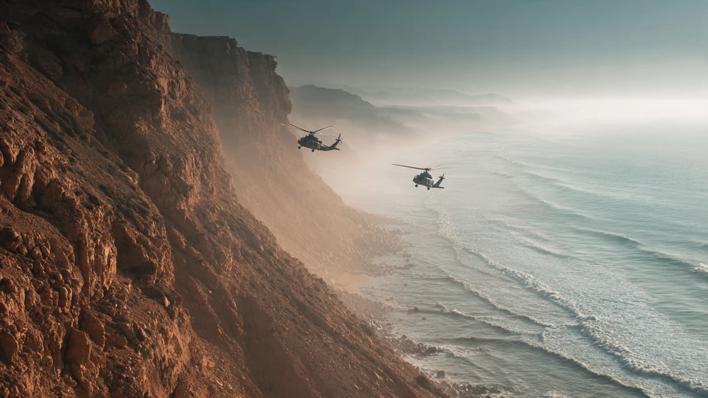 In a landscape of drills, a search begins beyond the exercise