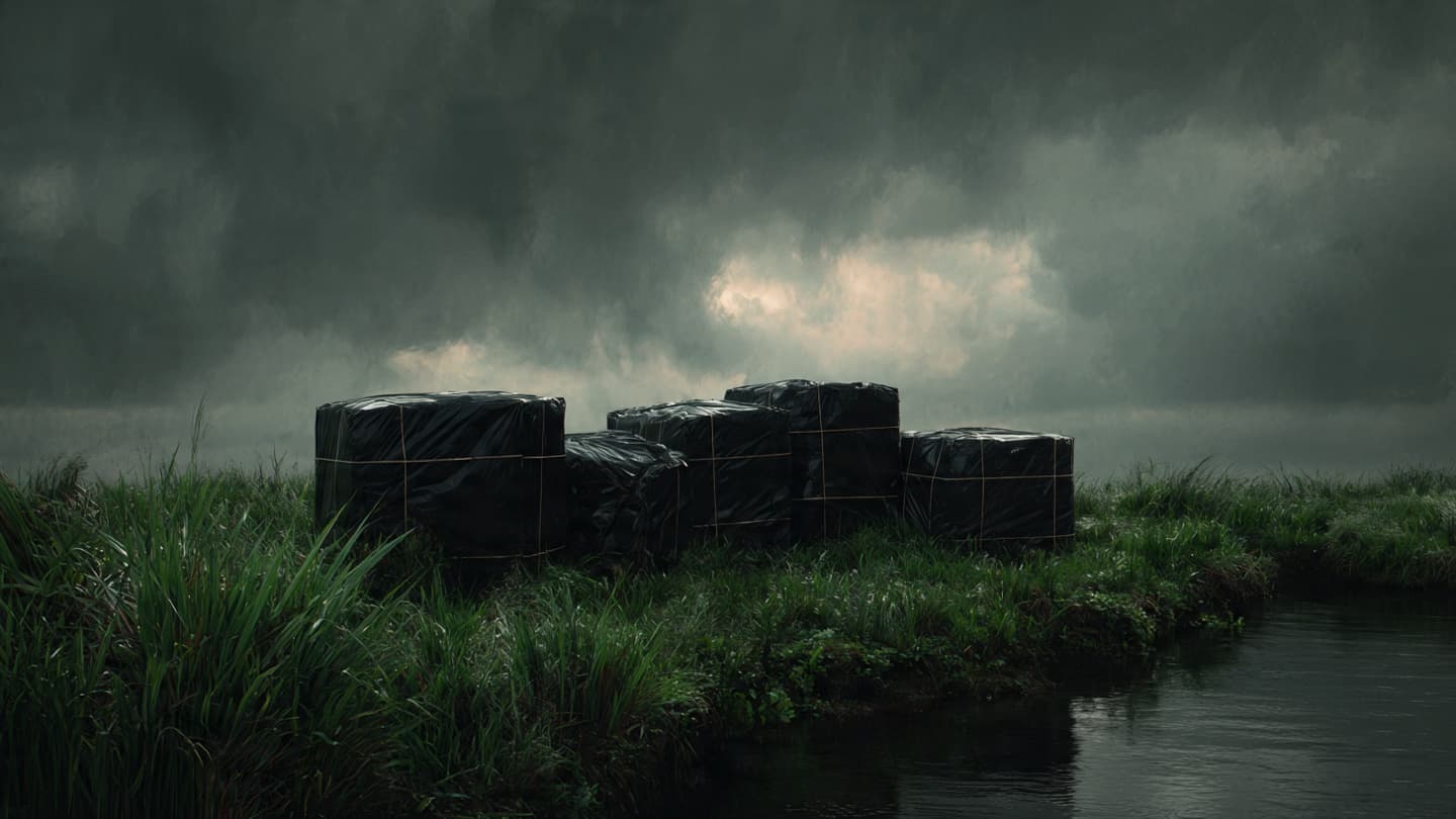 Between the Mist and the Mud following the Seizure of a Riverside Stockpile