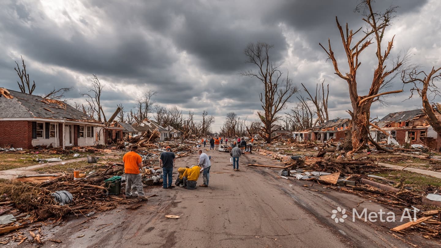 After the Storm, a Community Finds Its Strength in Each Other