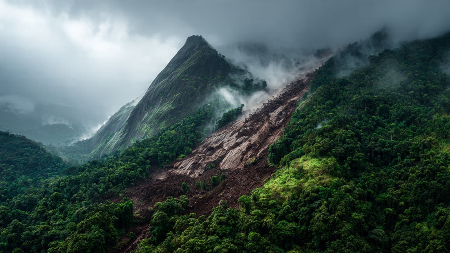 Between the Saturated Earth and the Deep Shadows of a Lost Mountain Reach Now