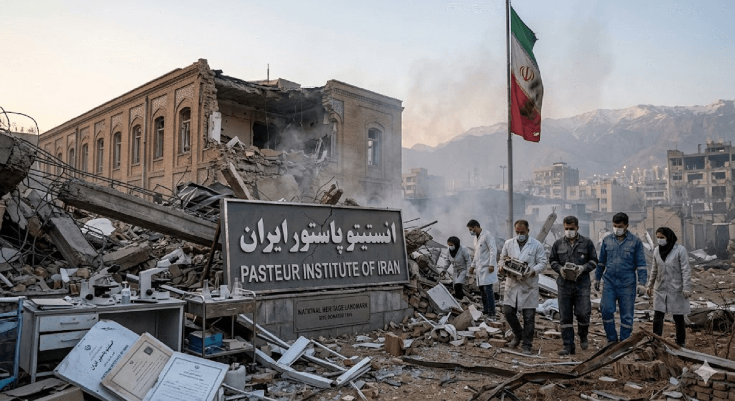 Tehran Under Fire: Century-Old Pasteur Institute Struck in Major US-Israeli Air Raid