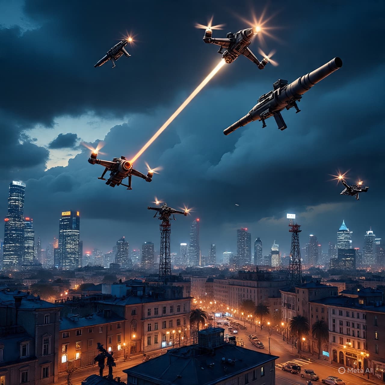 A Night of Sirens: When the Sky Becomes a Theater of War