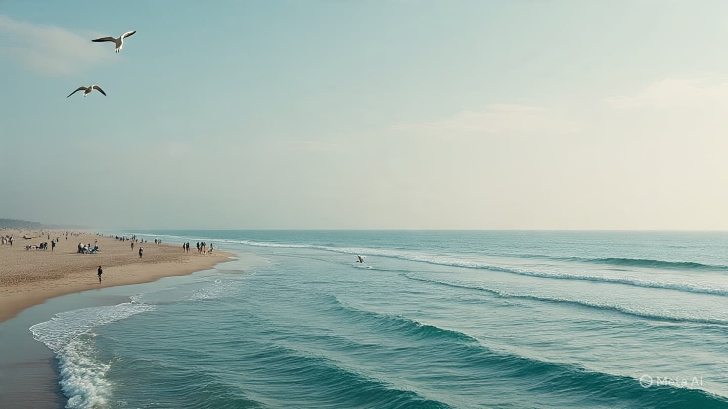 When the Wave Meets the Ancient Stone: Reflections on a Timeless Shore