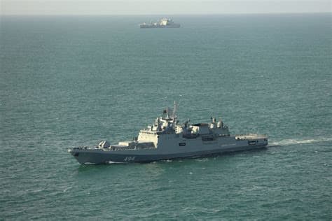 Russian Frigate Spotted in UK Waters as Putin Brazenly Steps Up His 'Grey War'